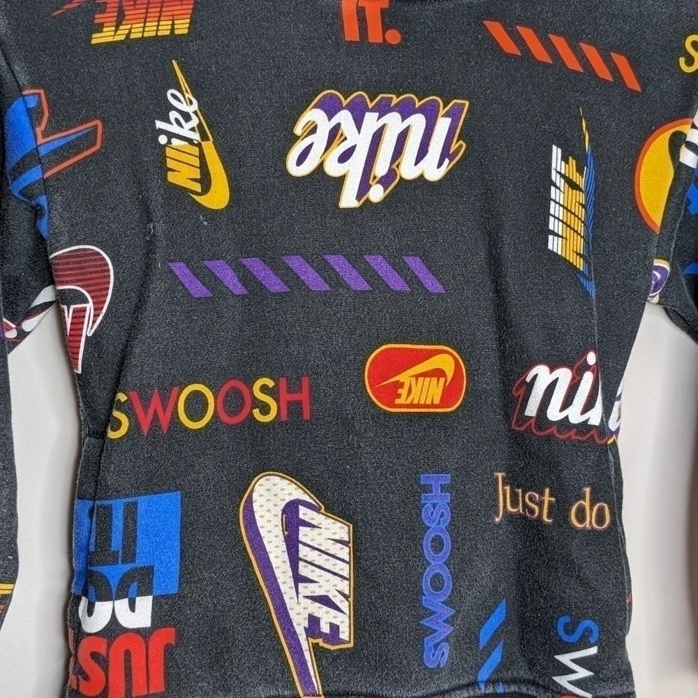 Nike Logo Print Swoosh Sweatshirt Hoodie 6